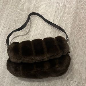Fur Shoulder Purse